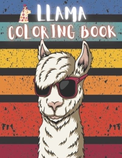 Cover for To The Point · Llama Coloring Book (Paperback Bog) (2020)