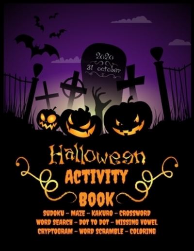 Cover for Ache Notes · Halloween Activity Book (Paperback Book) (2020)