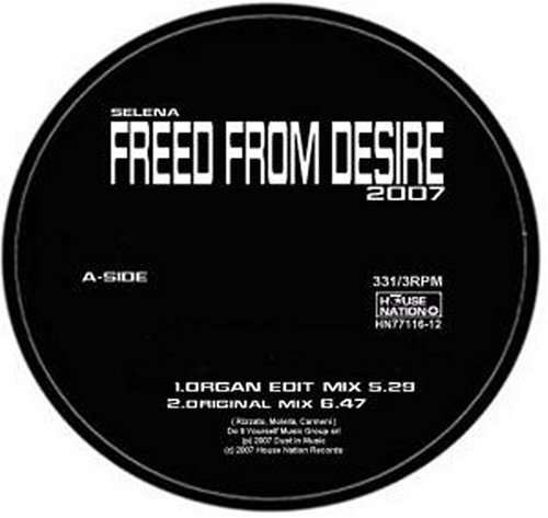 Cover for Selena · Freed from Desire 2007 (12&quot;) (2007)