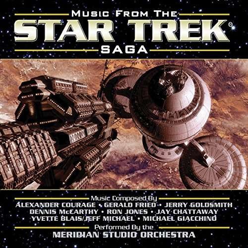 Music From The Star Trek Saga Vol.1 - Dominik Hauser Meridian Studio Orchestra - Musiikki - MVD - 0712187491174 - torstai 20. heinäkuuta 2017