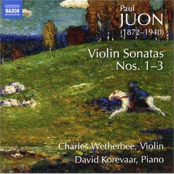Cover for Wetherbee / Korevaar · Paul Juon: Violin Sonatas Nos. 1-3 (CD) (2019)