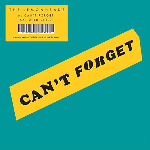 RSD 2019 - Can't Forget / Wild Child - The Lemonheads - Música - FIRE RECORDS - 0809236156174 - 13 de abril de 2019