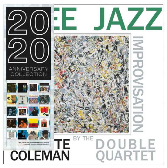 Cover for Ornette Coleman Double Quartet · Free Jazz (Blue Vinyl) (LP) [Limited edition] (2019)