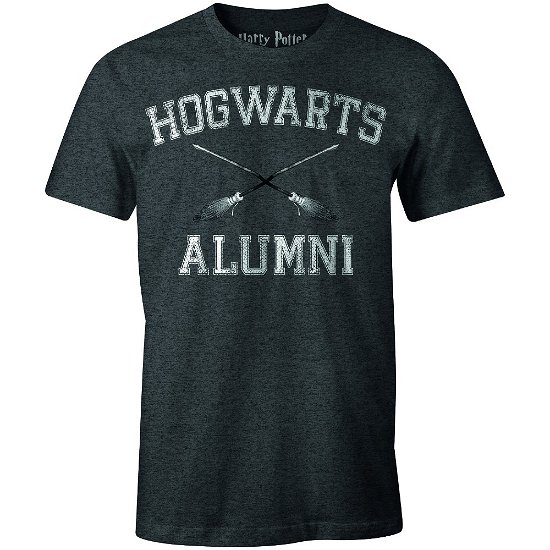 Harry Potter: Hogwarts Alumni Anthracite Melange (T-Shirt Unisex Tg. XL) - Harry Potter - Andet -  - 3700334730174 - 
