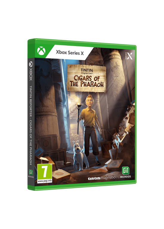 Cover for Microids France · Xbox1 / Xsx Tintin Reporter: Cigars Of The Pharaoh Limited Edition (GAME)