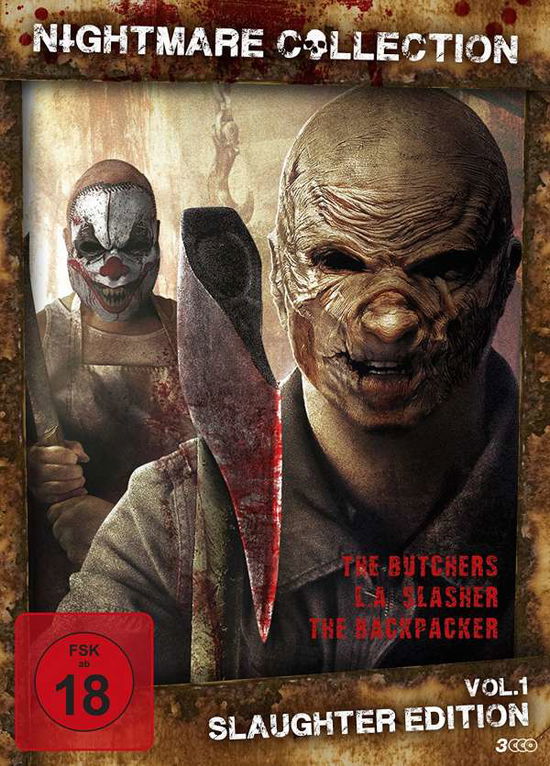 Cover for Nightmare Collection Vol.1-slaughter Edition (DVD) (2017)