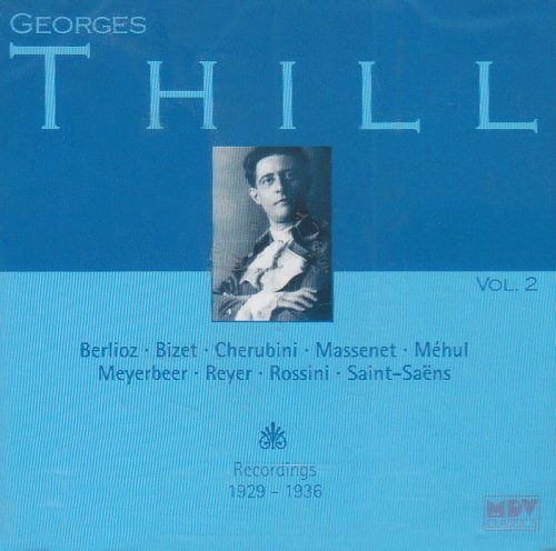 Cover for Georges Thill · Recordings 1929/1936 (CD) (2016)