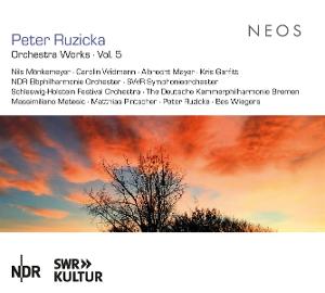 Cover for Nils Mönkemeyer &amp; Carolin Widmann &amp; Albrecht Mayer &amp; Ndr Elbphilharmonie &amp; SWR Symphonieorchester · Peter Ruzicka: Orchestra Works Vol. 5 (CD) (2025)