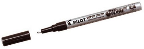 Cover for Pilot · Pilot - Pilot Super Color Fine Paint Marker Silver Pk12 (PS4)