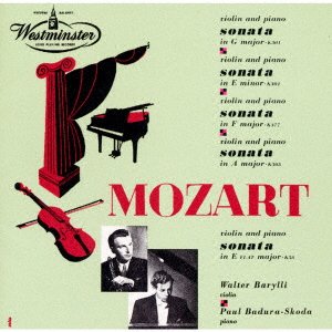 Cover for Mozart / Barylli,walter · Mozart: Violin Sonatas K301 K304 K305 K377 K58 (CD) [Japan Import edition] (2023)