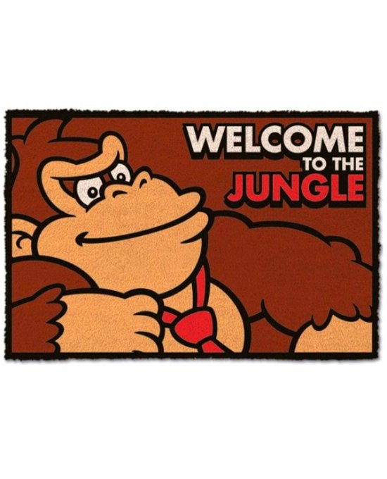 Donkey Kong (welcome To The Jungle) Door Mat (zerbino) - Pyramid - Merchandise -  - 5050293851174 - 