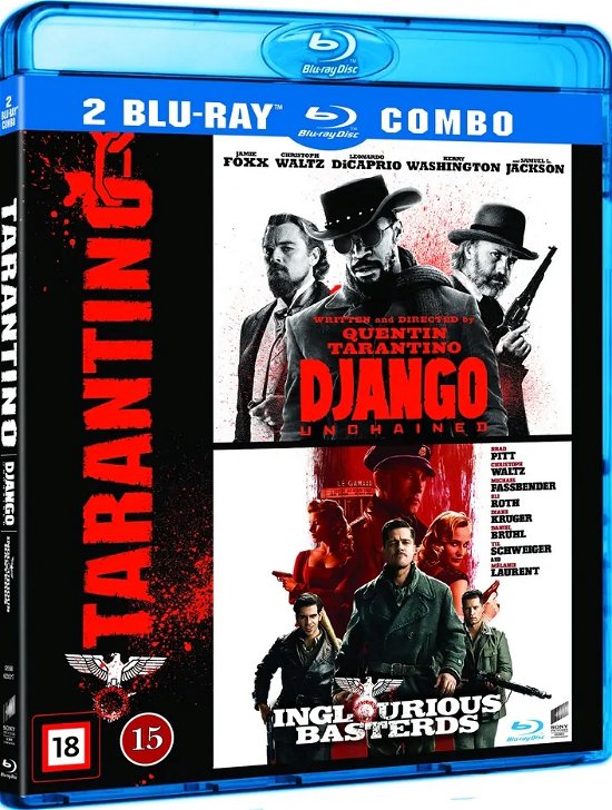 Cover for Jamie Foxx / Brad Pitt / Christopher Waltz / Eli Roth / Leonardo Di Caprio · Django Unchained / Inglourious Basterds (Blu-ray) (2015)