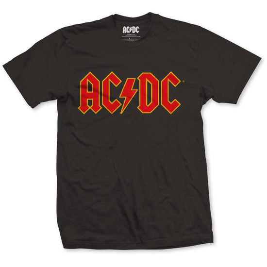 AC/DC Unisex T-Shirt: Logo - AC/DC - Merchandise - ROFF - 5055979914174 - July 6, 2016