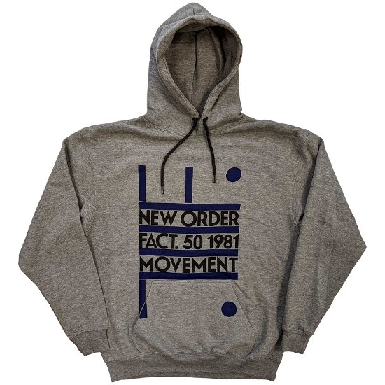Cover for New Order · New Order Unisex Pullover Hoodie: Movement (Hoodie) [size M]
