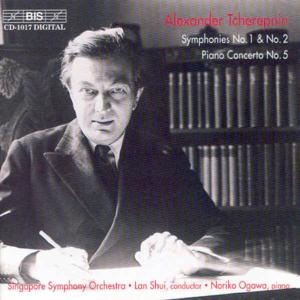 Cover for Tcherepnin / Singapore Sym Orch / Ogawa,noriko · Sym #1 in E Mjr Op 42 / Sym #2 in E Flat Mjr Op 77 (CD) (1999)