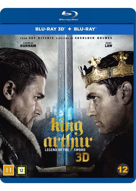 Cover for Charlie Hunnam / Jude Law · King Arthur: Legend of the Sword (3D Blu-ray/BD) (2017)