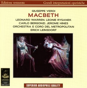 Macbeth - G. Verdi - Musikk - URANIA - 8025726224174 - 5. juli 2010
