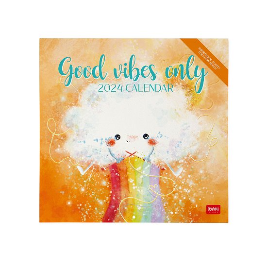 Cover for Legami · Wall Calendars - 2024 Wall Calendar - Good Vibes Only - 30x29 - Inspiration (Paperback Bog) (2023)