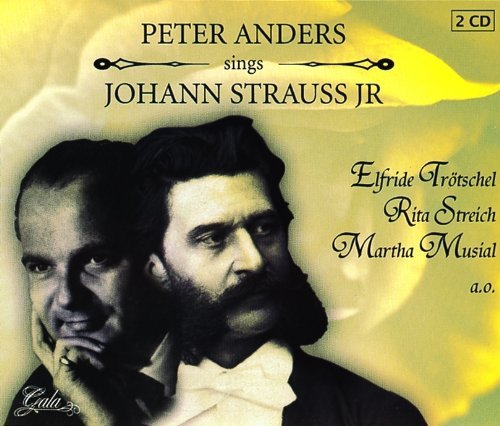Cover for Peter Anders · Peter Anders Sings Strauss (CD) (2014)