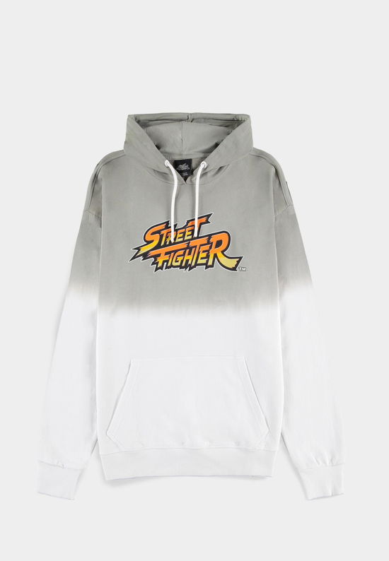 Men'S Logo Hoodie - Xl Hooded Sweatshirts M Grey - Street Fighter - Movies -  - 8718526366174 - 