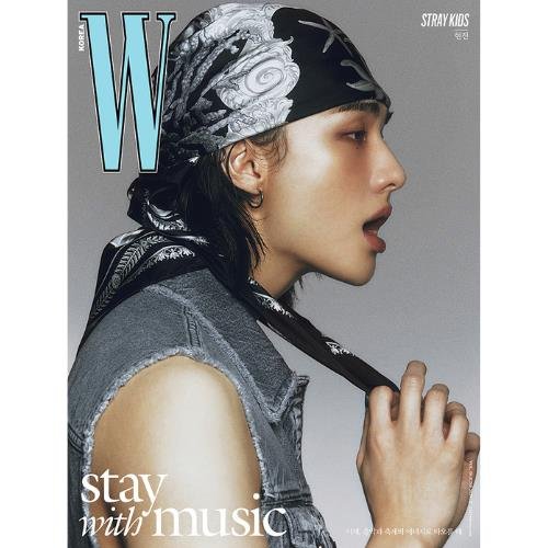 Cover for STRAY KIDS · W Korea June 2024 (Magasin) [Hyunjin edition] [I Version] (2024)