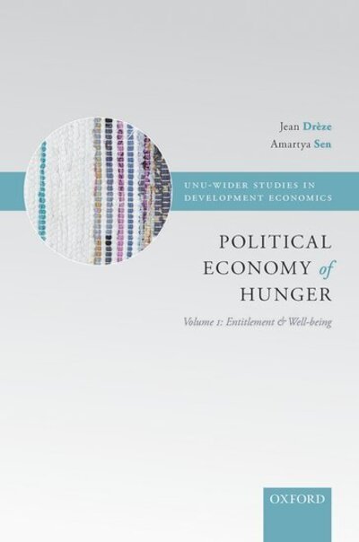 Cover for Political Economy of Hunger: Volume 1: Entitlement and Well-being (Paperback Bog) (2020)