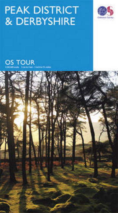 Cover for Ordnance Survey · Touring Map. Peak District &amp; Derbyshire (Book) [February 2016 edition] (2016)