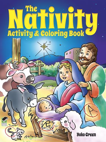 Cover for Yuko Green · The Nativity Activity and Coloring Book - Dover Holiday Coloring Book (Paperback Book) (2013)