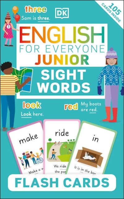 Cover for Dk · English for Everyone Junior Sight Words Flash Cards (SPILLEKORT) (2022)