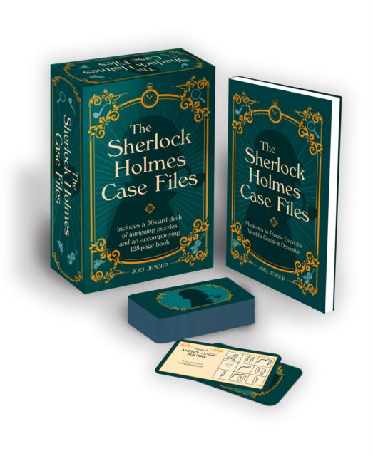 Cover for Jessup, Joel (Writer) · The Sherlock Holmes Case Files: Includes a 50-Card Deck of Absorbing Puzzles and an Accompanying 128-Page Book - Arcturus Leisure Kits (Paperback Book) (2023)