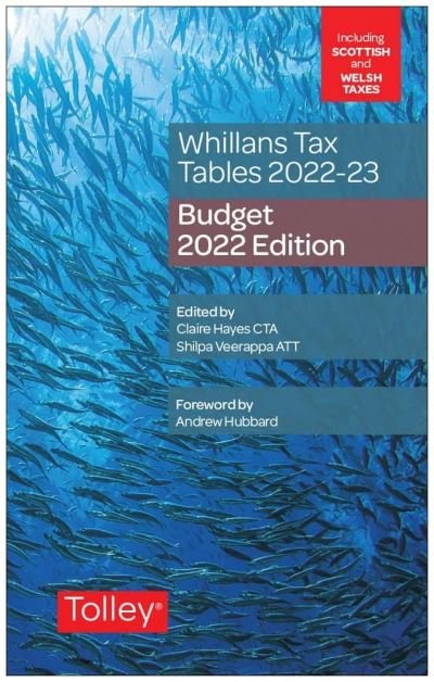 Cover for Claire Hayes · Whillans's Tax Tables 2022-23 (Paperback Book) [Budget edition] (2022)