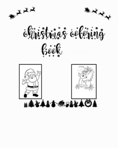 Cover for Fraidji Ahcene · Christmas coloring book (Paperback Book) (2020)