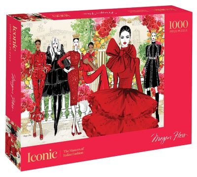 Cover for Megan Hess · Iconic: 1000-Piece Puzzle: The Masters of Italian Fashion (GAME) (2021)