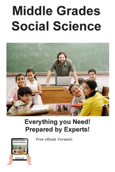 Cover for Complete Test Preparation Inc · Middle Grades Social Science Practice (Paperback Book) (2017)