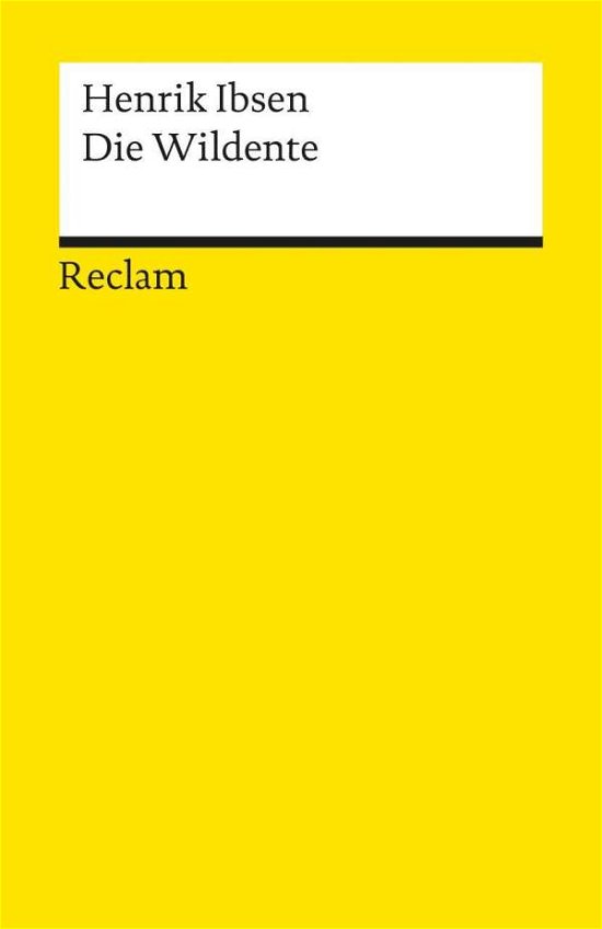 Cover for Henrik Ibsen · Reclam UB 02317 Ibsen.Wildente (Book)