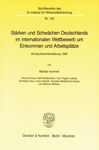 Cover for Hummel · Stärken und Schwächen Deutschlan (Book) (1997)