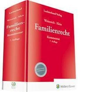 Familienrecht Kommentar - Michael Klein - Kirjat - Luchterhand Verlag GmbH - 9783472097174 - torstai 25. marraskuuta 2021