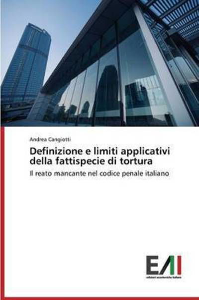 Cover for Cangiotti · Definizione e limiti applicat (Bok) (2015)