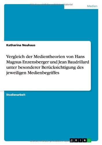 Cover for Neuhaus · Vergleich der Medientheorien vo (Bok) [German edition] (2009)