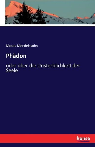 Cover for Mendelssohn · Phädon (Book) (2016)