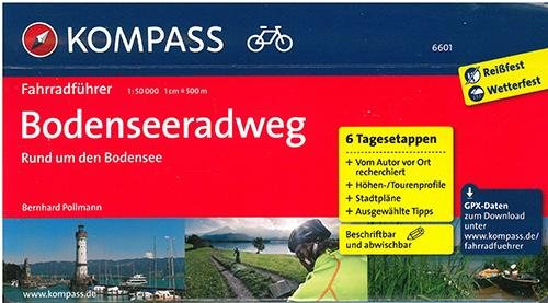 Cover for Bernhard Pollmann · Kompass Fahrradführer: Bodenseeradweg : Rund um den Bodensee (Spiral Book) (2015)