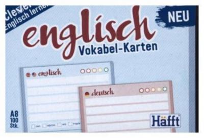 Cover for Häfft® Verlag · 100 Häfft® Verlag Karteikarten Vokabel-Karten Engl (Buch)