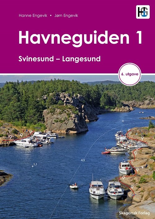 Cover for Jørn og Hanne Engevik · Havneguiden: Havneguiden 1 (Spiralbuch) [6. Ausgabe] (2019)