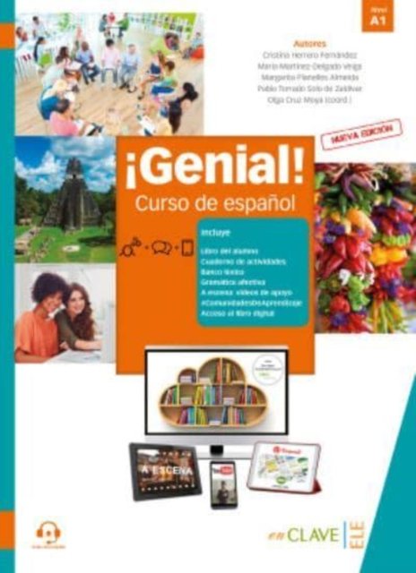 Cristina Herrero Fernandez · Genial!: Libro del alumno y Cuaderno de actividades 1 (A1) + audio desc (Pocketbok) (2021)