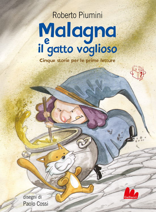 Cover for Roberto Piumini · Malagna E Il Gatto Voglioso. Cinque Storie Per Le Prime Letture. Nuova Ediz. (Book)