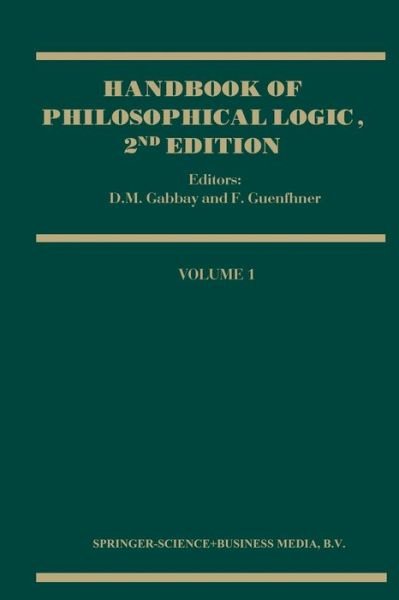 Cover for Dov M Gabbay · Handbook of Philosophical Logic - Handbook of Philosophical Logic (Pocketbok) [2nd ed. 2001 edition] (2011)
