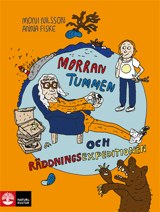 Cover for Moni Nilsson · Morran, Tummen och räddningsexpeditionen (Bound Book) (2024)