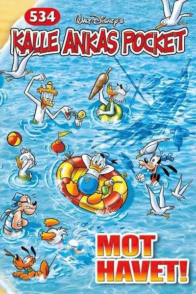 Cover for Kalle Ankas Pocket 534 - Mot havet! (Book) (2022)