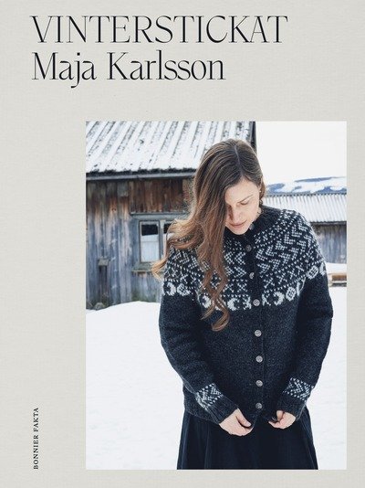 Cover for Maja Karlsson · Vinterstickat (Inbunden Bok) (2024)