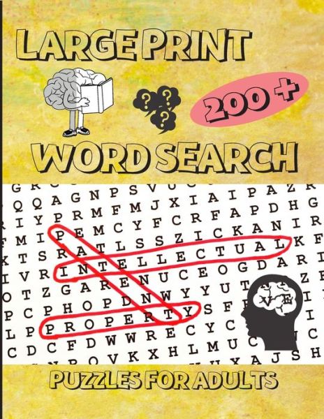 200+ Large Print Word Search Puzzles for Adults - Sudokugam Kit - Książki - Independently Published - 9798575691174 - 3 grudnia 2020